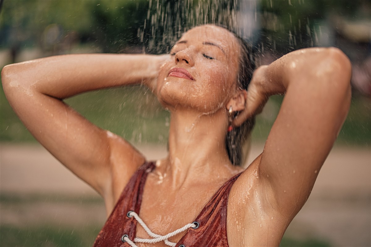 douche au gros sel