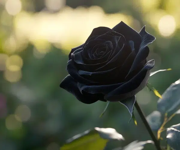 Rose noire : signification dans la symbolique du deuil et de la mort