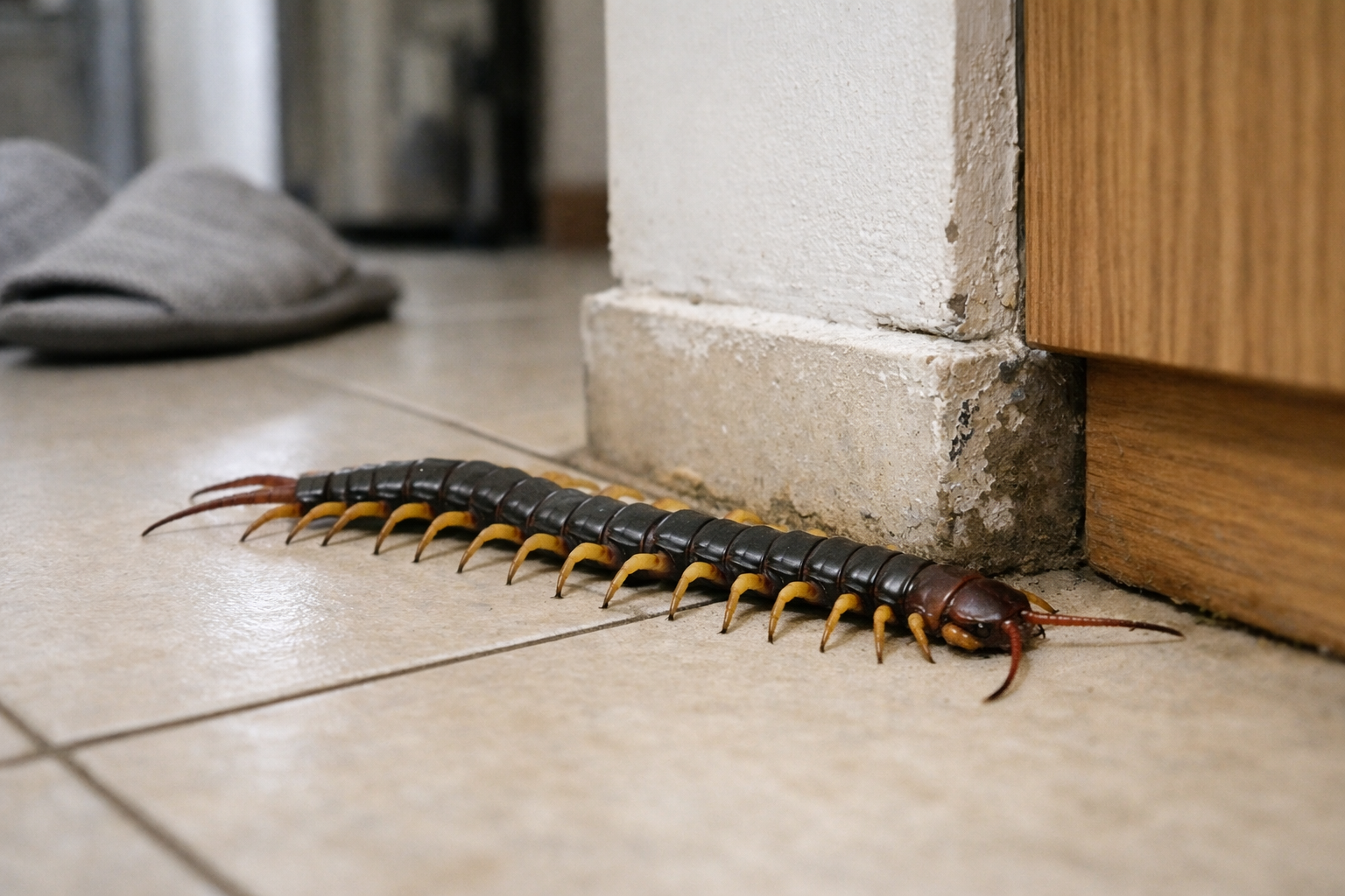 Mille-pattes dans la maison : signification et comment les éloigner