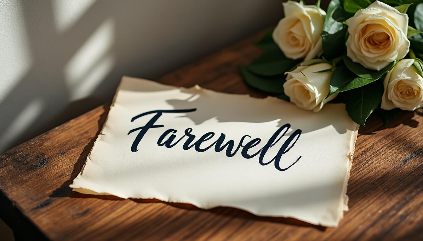 découvrez pourquoi un message d'adieux sincère peut apaiser la douleur et renforcer l'amour lors des moments difficiles. conseils et réflexions pour exprimer ses sentiments avec douceur.
