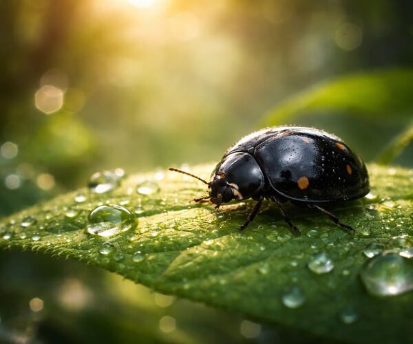 Coccinelle noire : signification des apparitions dans votre vie quotidienne