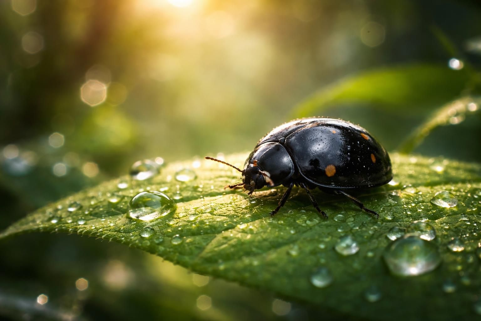 Coccinelle noire : signification des apparitions dans votre vie quotidienne