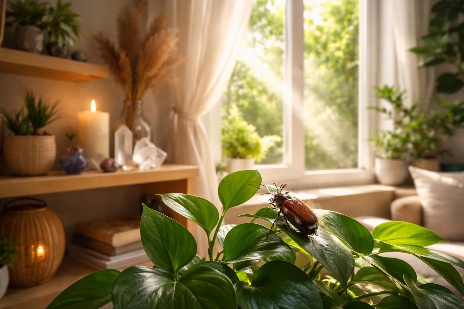 Comment la signification spirituelle du hanneton dans la maison peut influencer votre énergie domestique