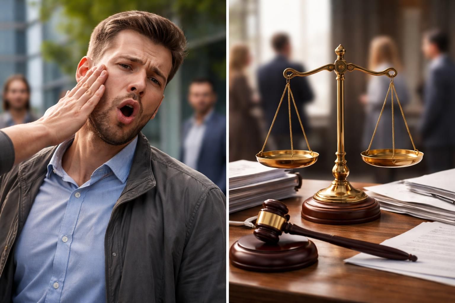 Conséquence d&rsquo;une gifle pour un adulte : implications légales et sociales