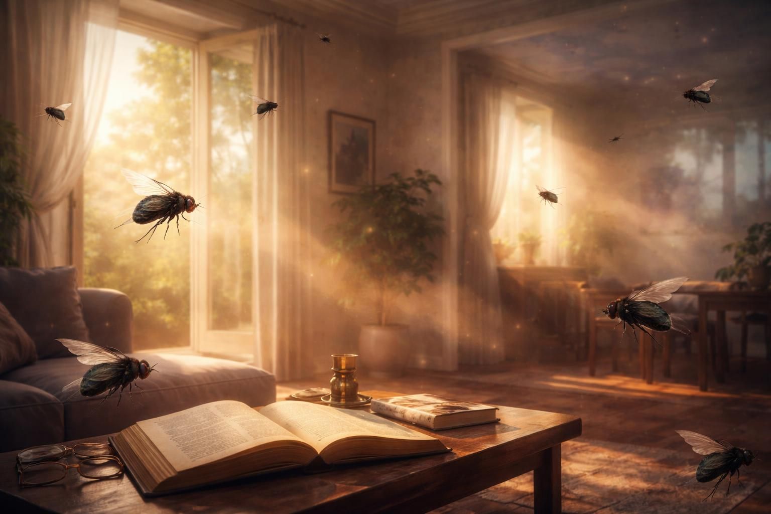 Rêver de mouches dans la maison : comment déchiffrer ce message onirique