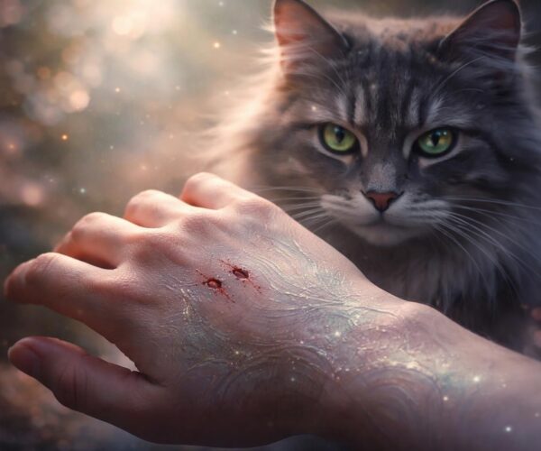 Rêver de se faire mordre la main par un chat : symbole de transformation ?