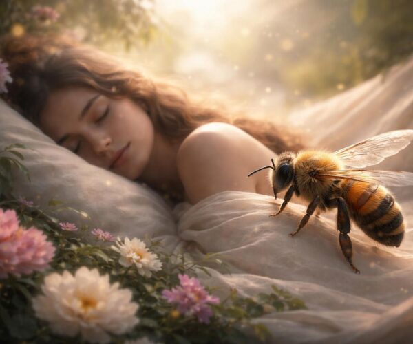 Rêver de se faire piquer par une abeille : Un message de votre subconscient ?