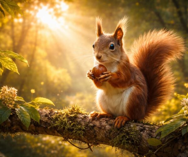 Signification spirituelle de l&rsquo;écureuil : un messager de prospérité et d&rsquo;équilibre
