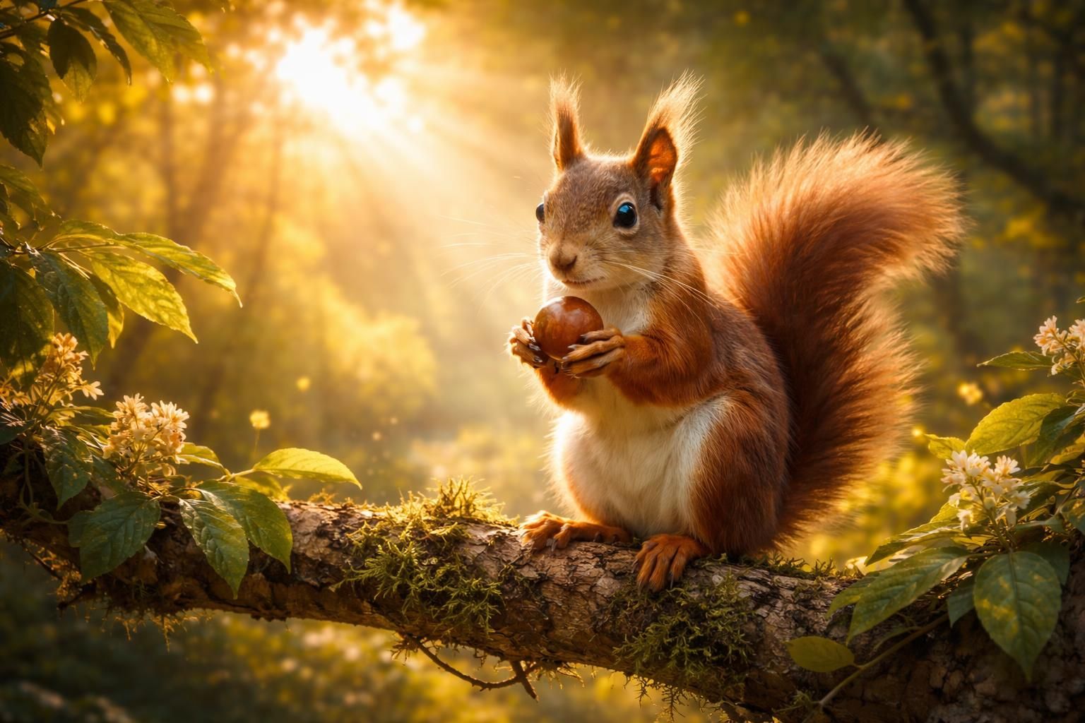 Signification spirituelle de l&rsquo;écureuil : un messager de prospérité et d&rsquo;équilibre