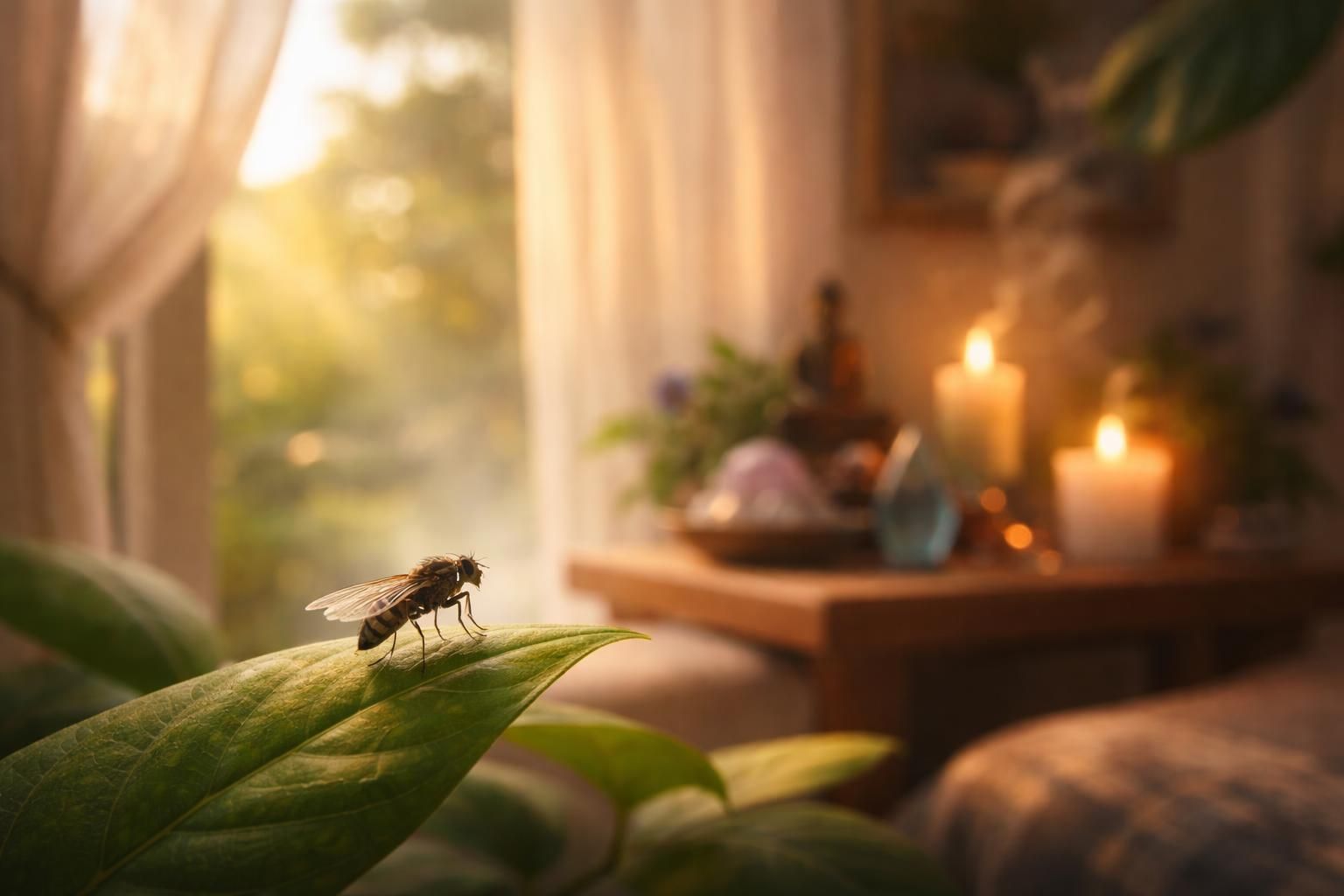Signification spirituelle du moucheron dans la maison : entre le mystique et le quotidien