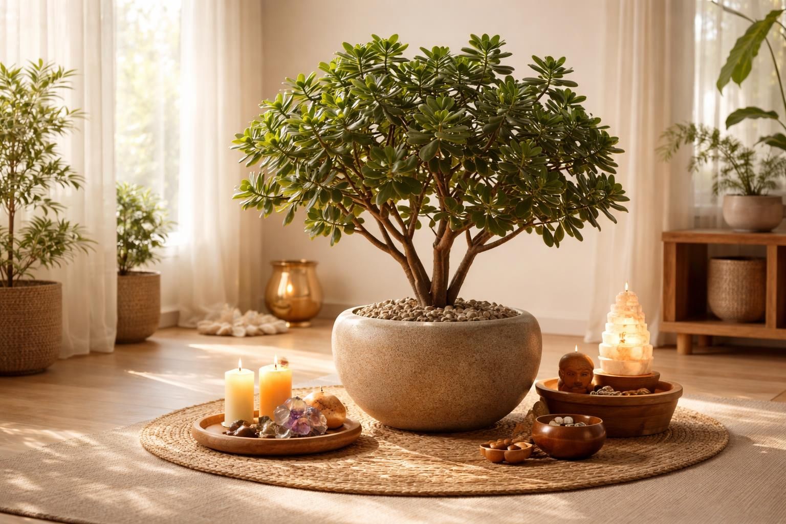 Comment la signification spirituelle de l&rsquo;arbre de jade peut transformer votre espace