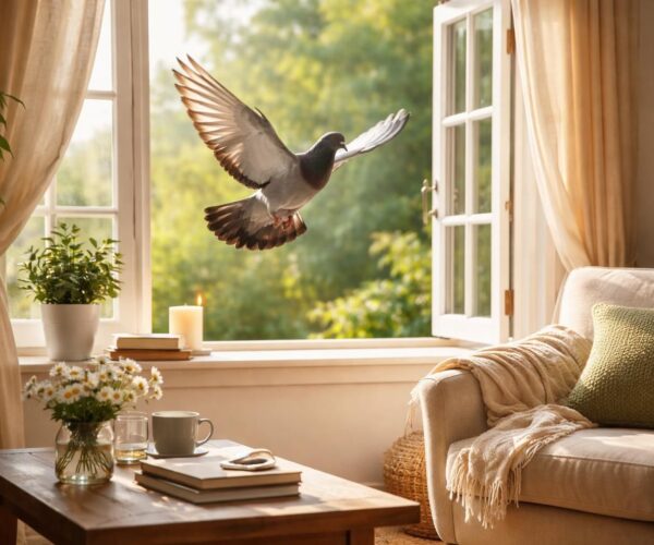 Explorez la signification du pigeon qui rentre dans une maison et ce que cela signifie pour vous