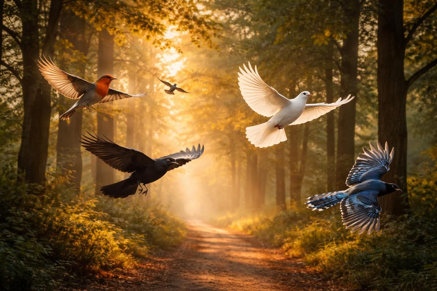 La signification des oiseaux qui croisent votre chemin : un guide pour interpréter leurs messages