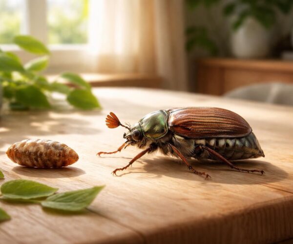 La signification d&rsquo;un hanneton dans la maison : un symbole de transformation à considérer