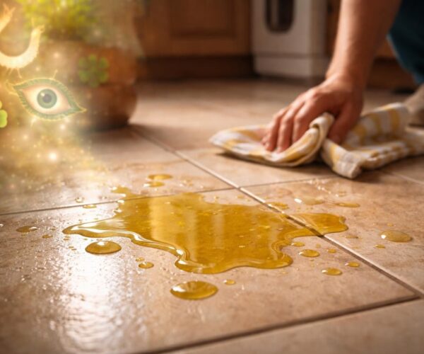 Signification sur le fait de renverser de l&rsquo;huile par terre : entre superstition et réalité